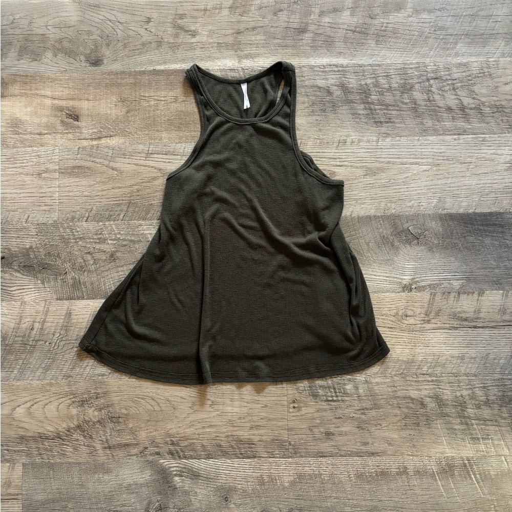 Women's Free People olive green Sleeveless Top